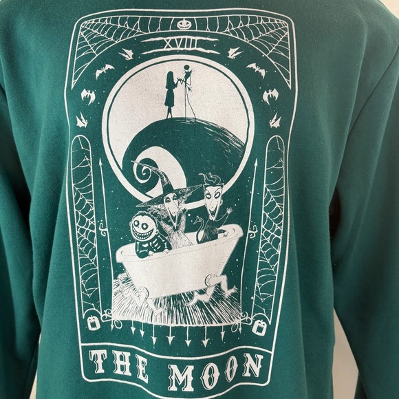 Disney The Nightmare Before Christmas The Moon Crewneck Graphic Sweater XL (832) - Picture 5 of 12
